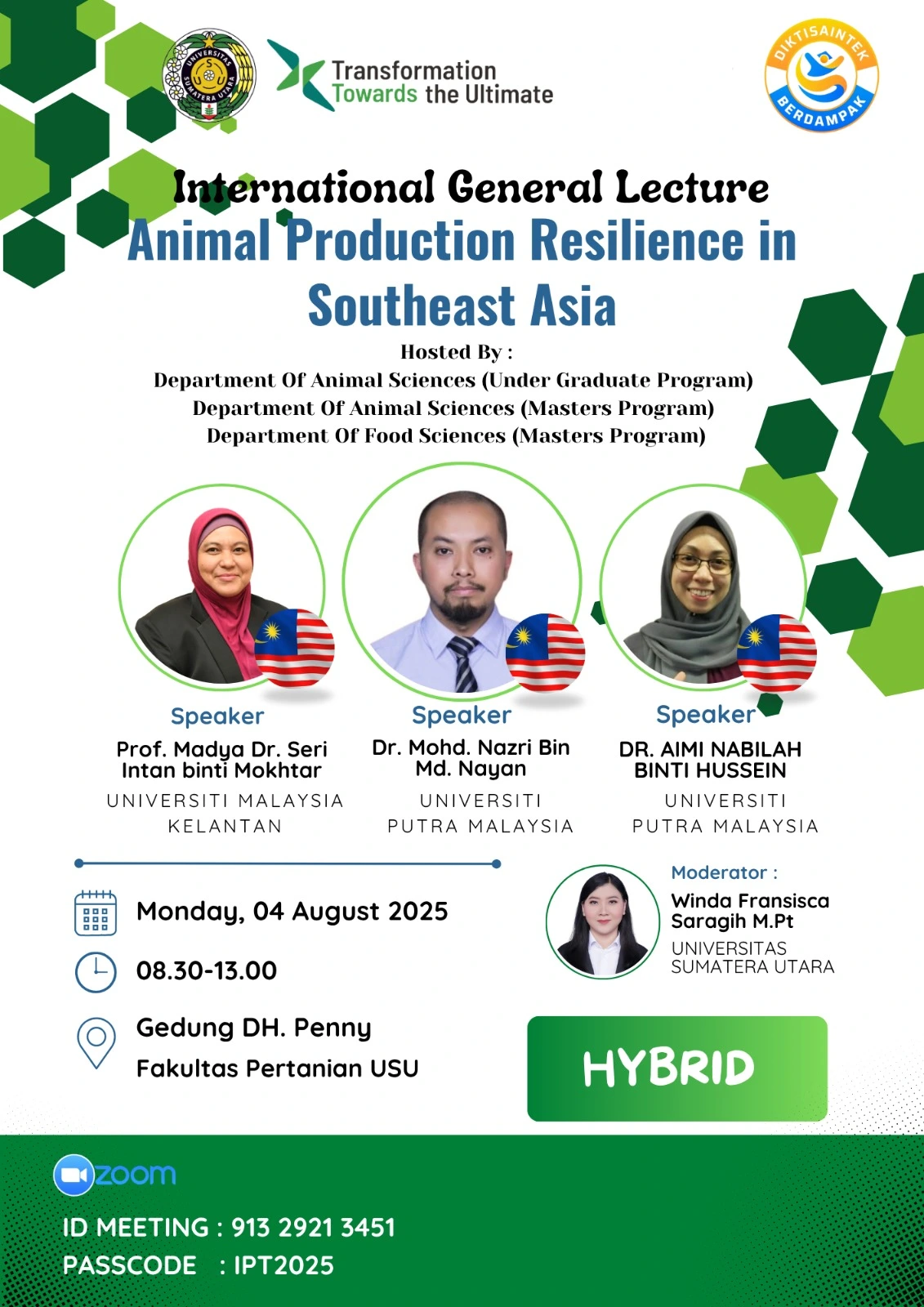 International General Lecture: Animal Production Resilience in Southeast Asia